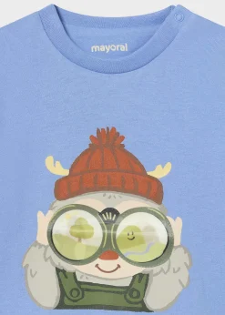 BOY Mayoral Baby Interactive Print T-Shirt