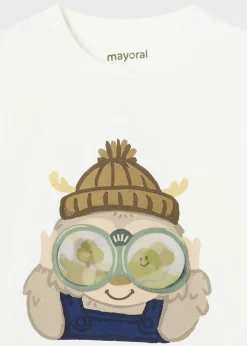 BOY Mayoral Baby Interactive Print T-Shirt