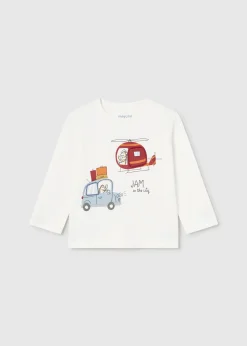 BOY Mayoral Baby Interactive Transport T-Shirt