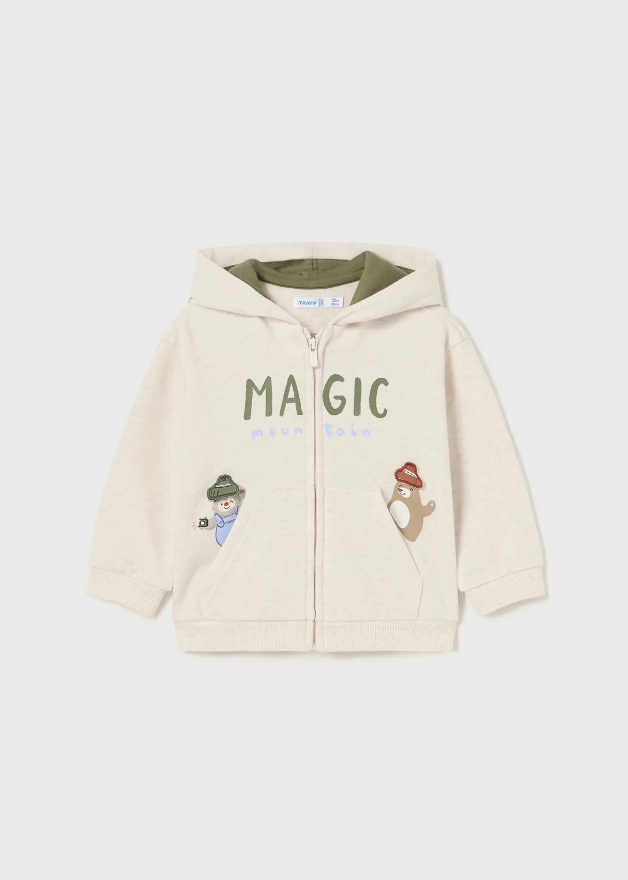 BOY Mayoral Baby Interactive Zip Hoodie