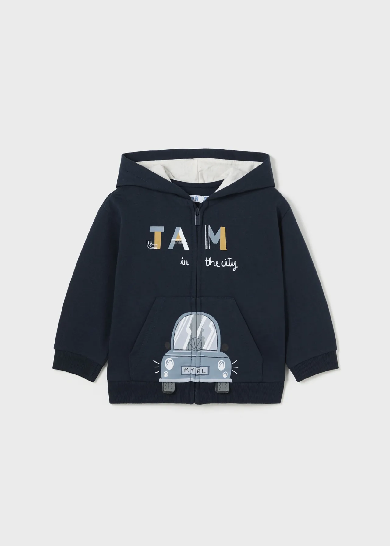 BOY Mayoral Baby Interactive Zip Hoodie