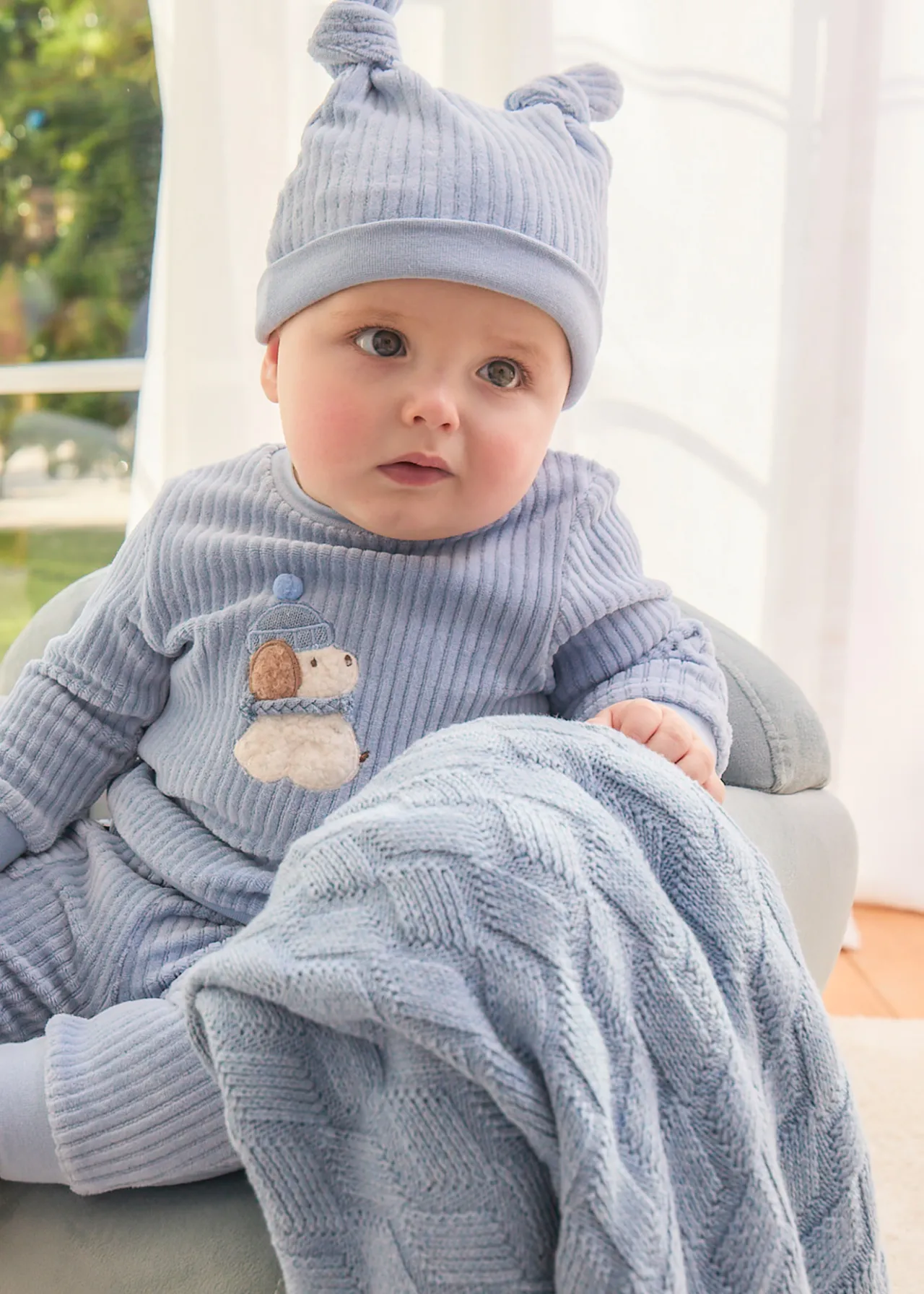Mayoral Baby Knit Blanket