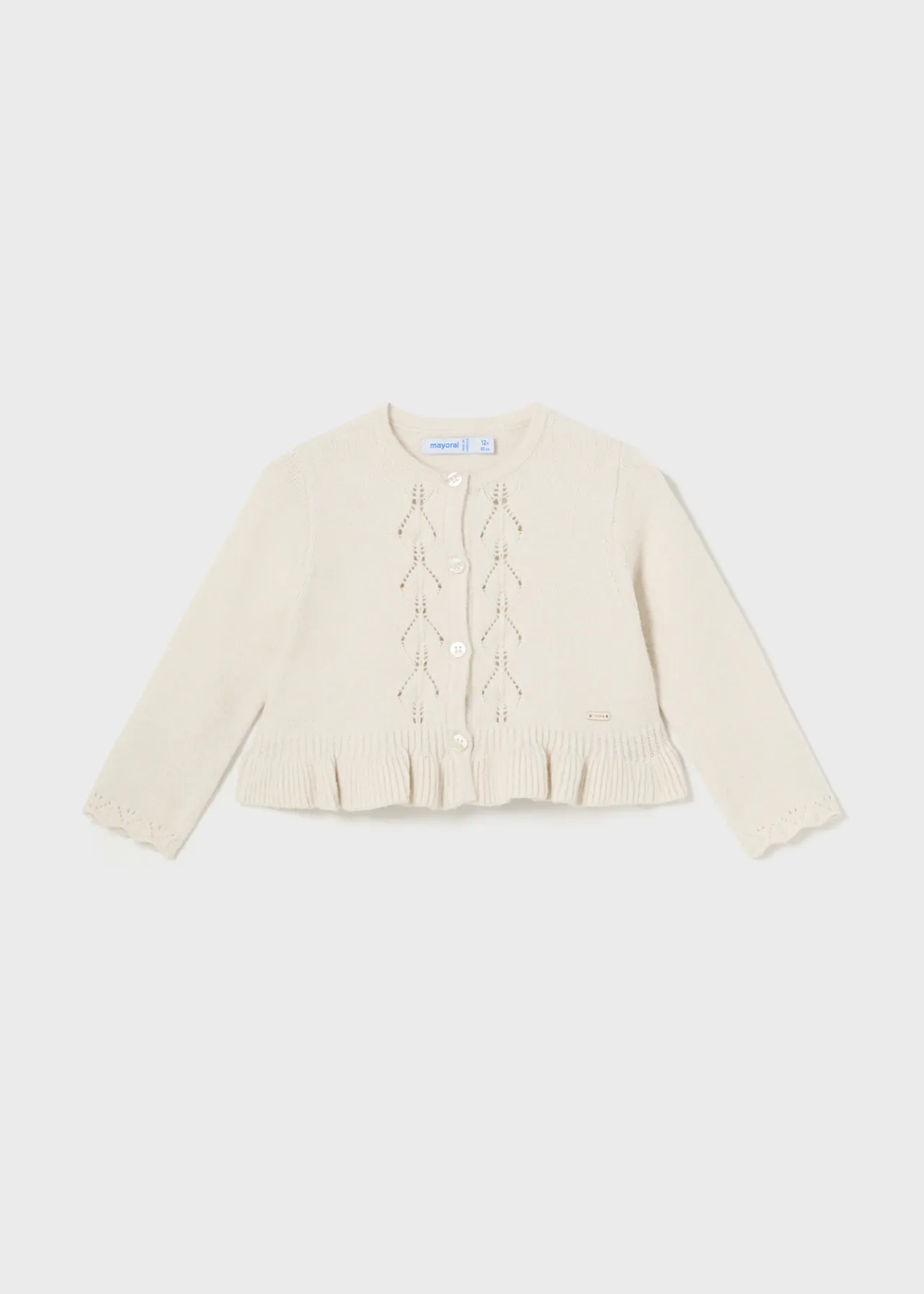 Mayoral Baby Knit Ruffled Cardigan