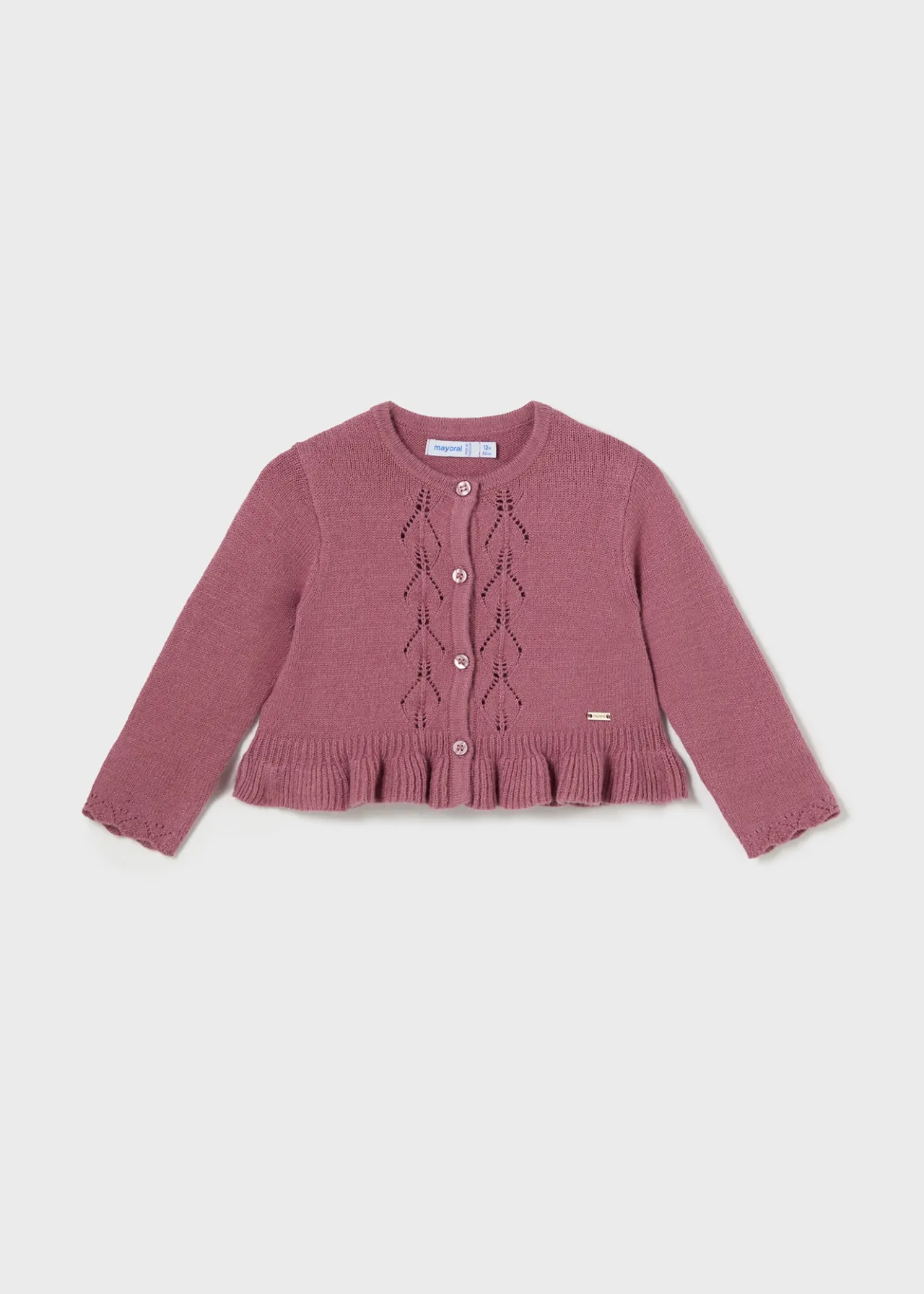 Mayoral Baby Knit Ruffled Cardigan