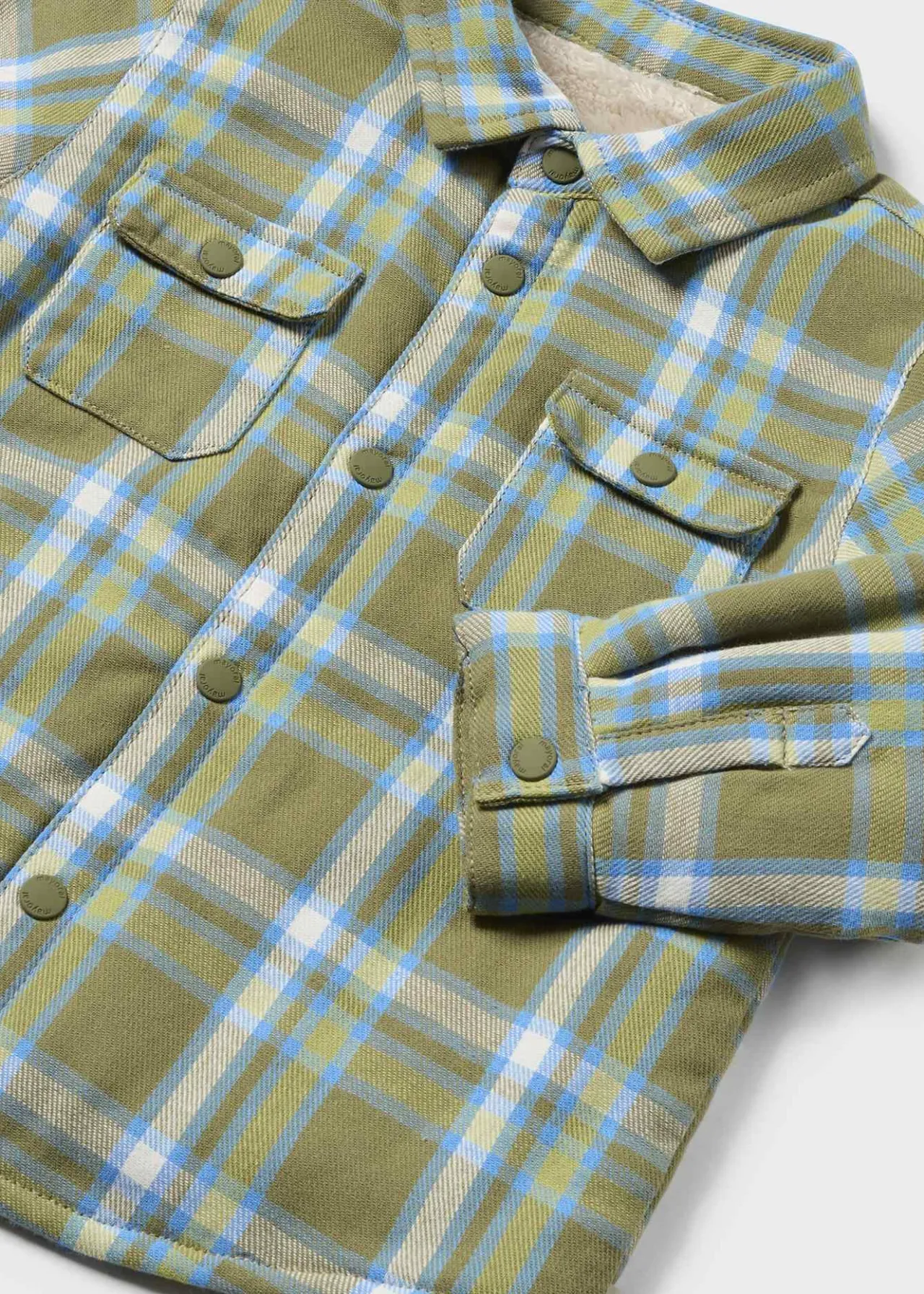 BOY Mayoral Baby Lined Overshirt