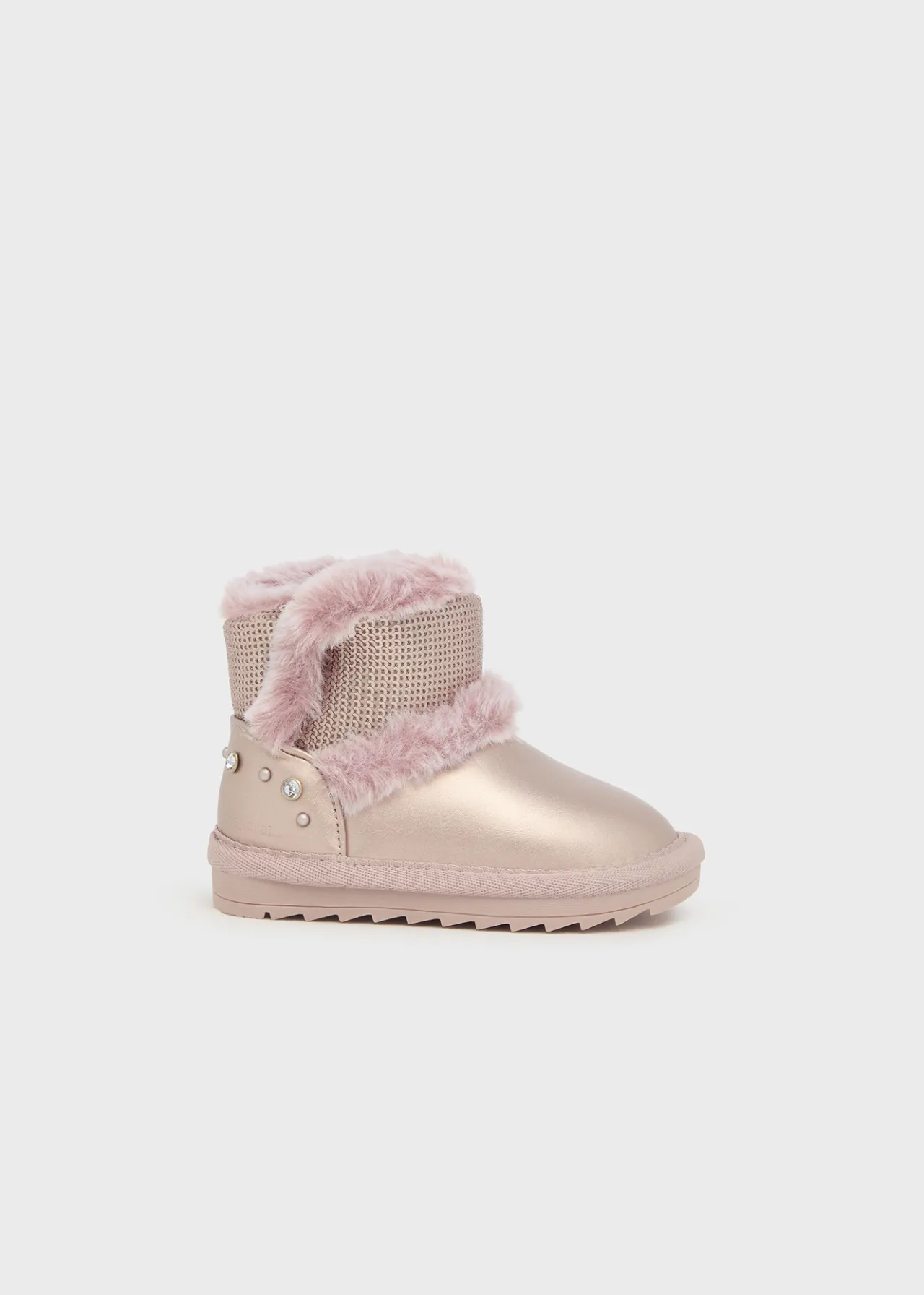 Mayoral Baby Metallic Sequin Ankle Boots