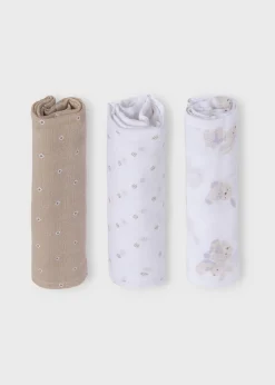 Mayoral Baby 3-pack muslin Better Cotton