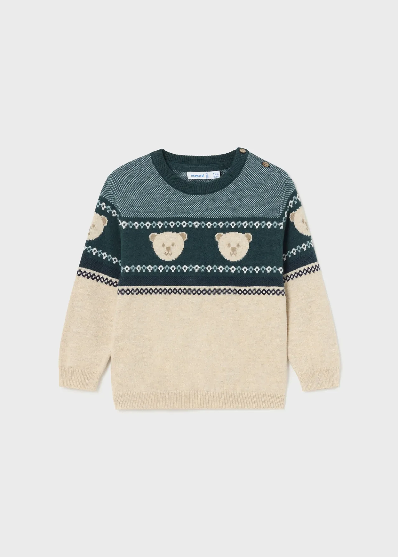 BOY Mayoral Baby Patterned Sweater