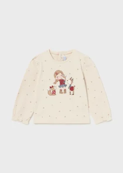 Mayoral Baby Polka Dot Print T-Shirt