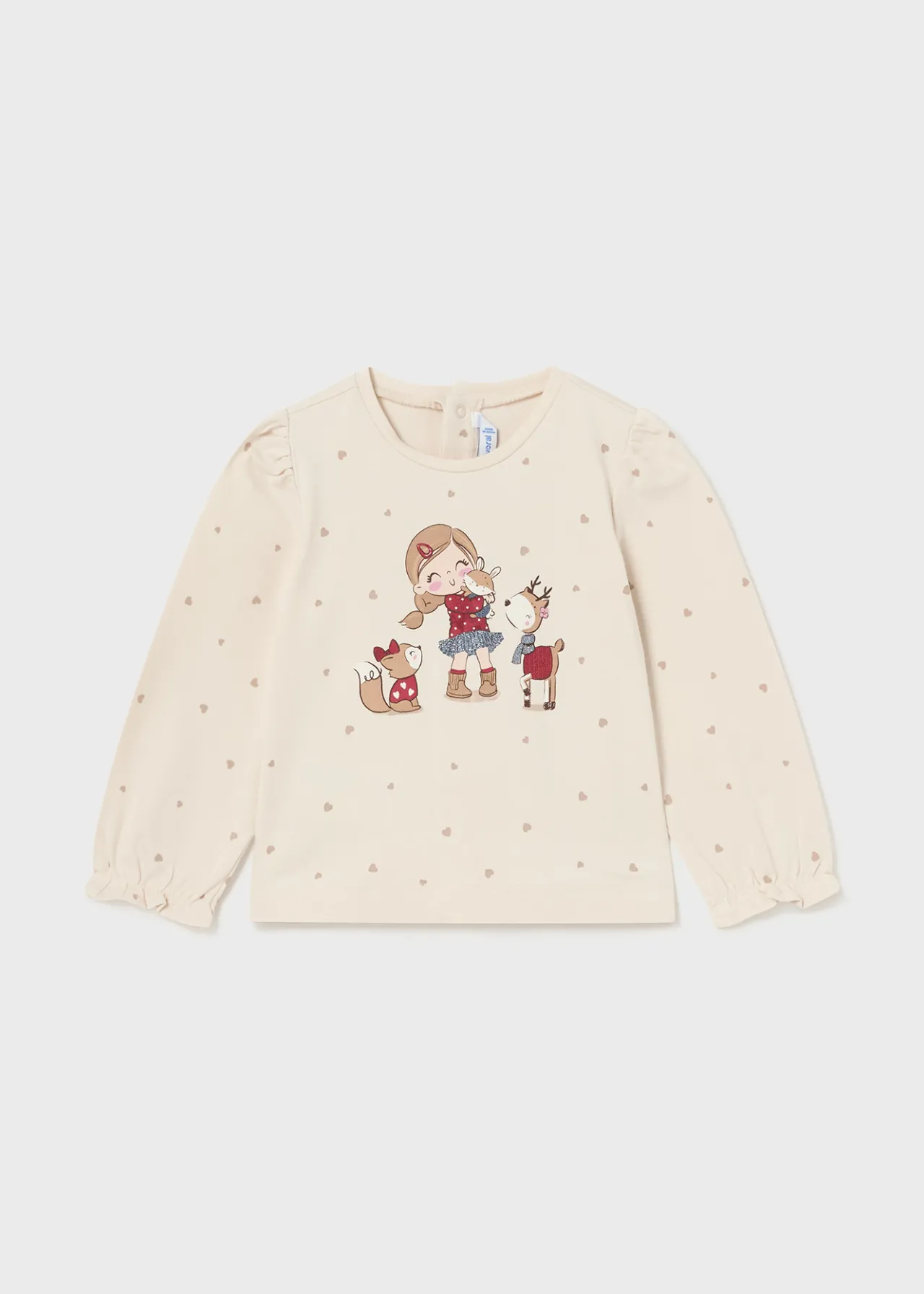 Mayoral Baby Polka Dot Print T-Shirt