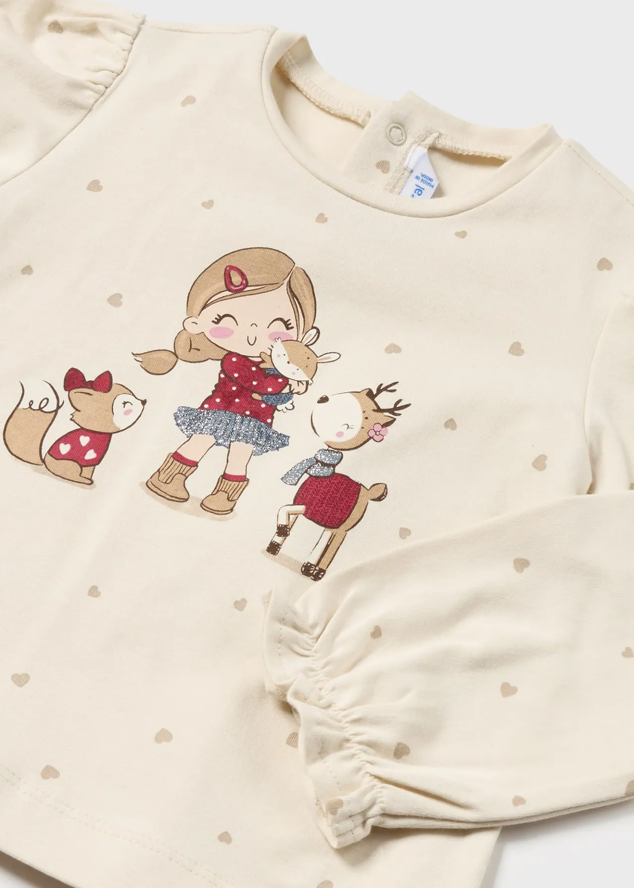 Mayoral Baby Polka Dot Print T-Shirt
