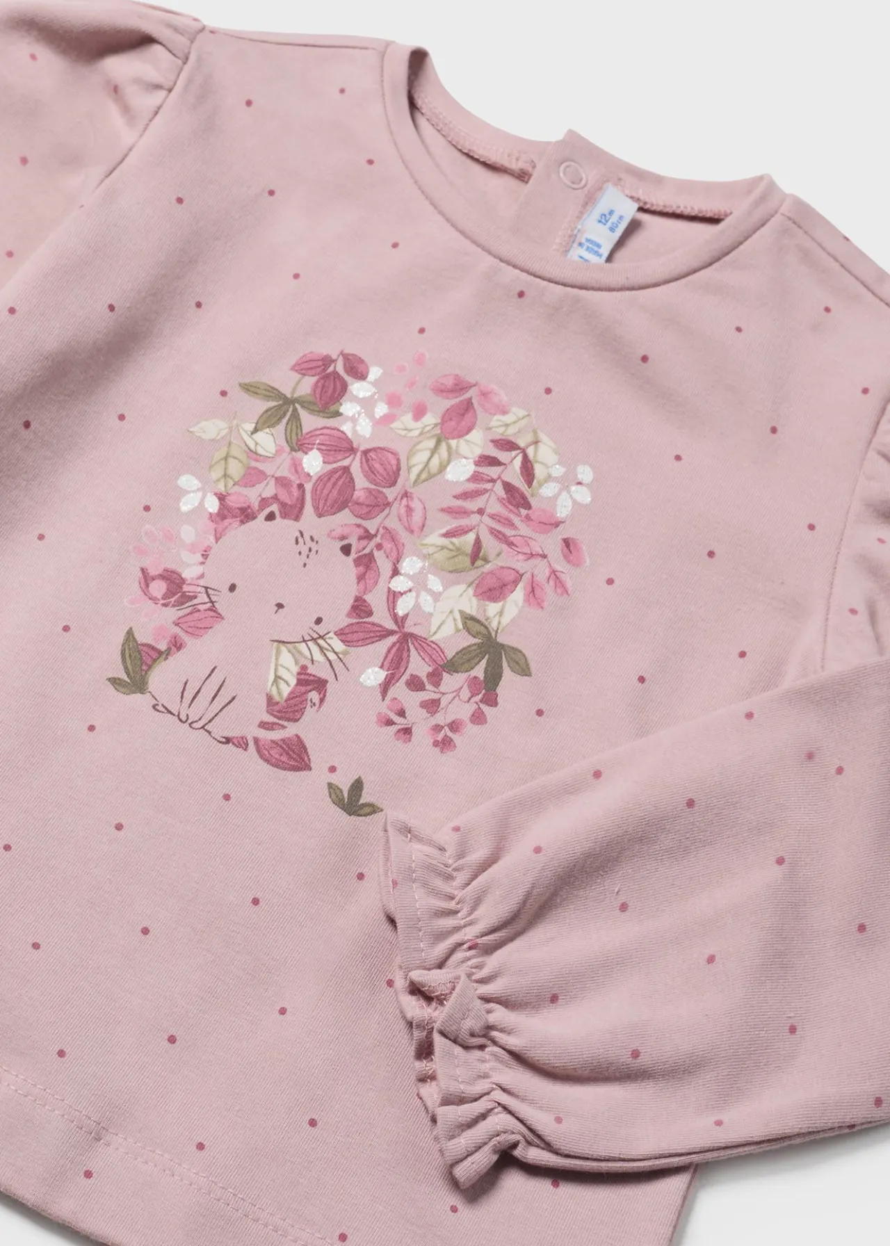 Mayoral Baby Polka Dot Print T-Shirt
