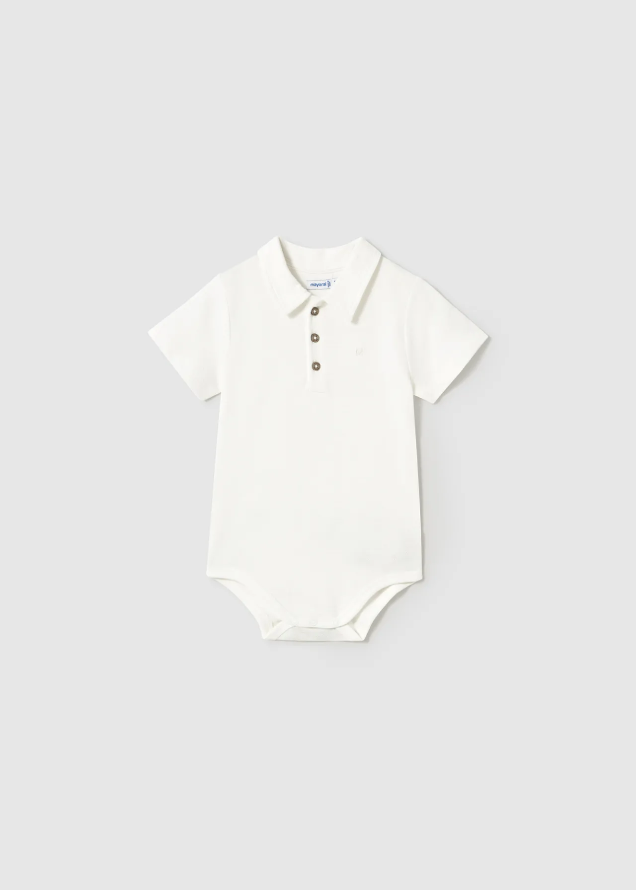 BOY Mayoral Baby Polo Collar Bodysuit