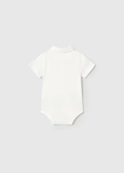 BOY Mayoral Baby Polo Collar Bodysuit