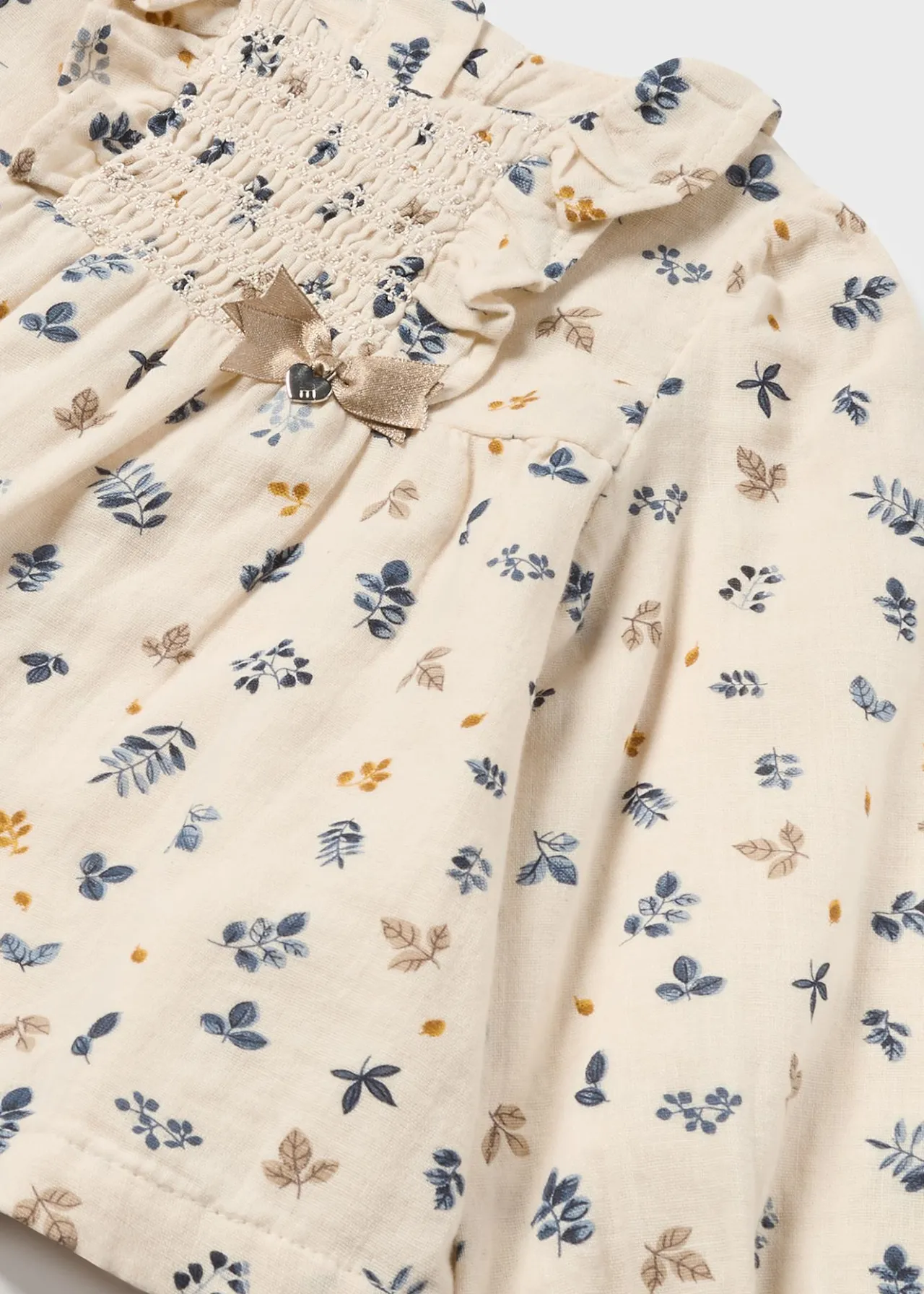 Mayoral Baby Print Chiffon Blouse