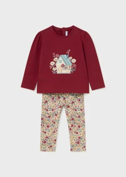 Mayoral Baby Print Leggings and T-Shirt Set