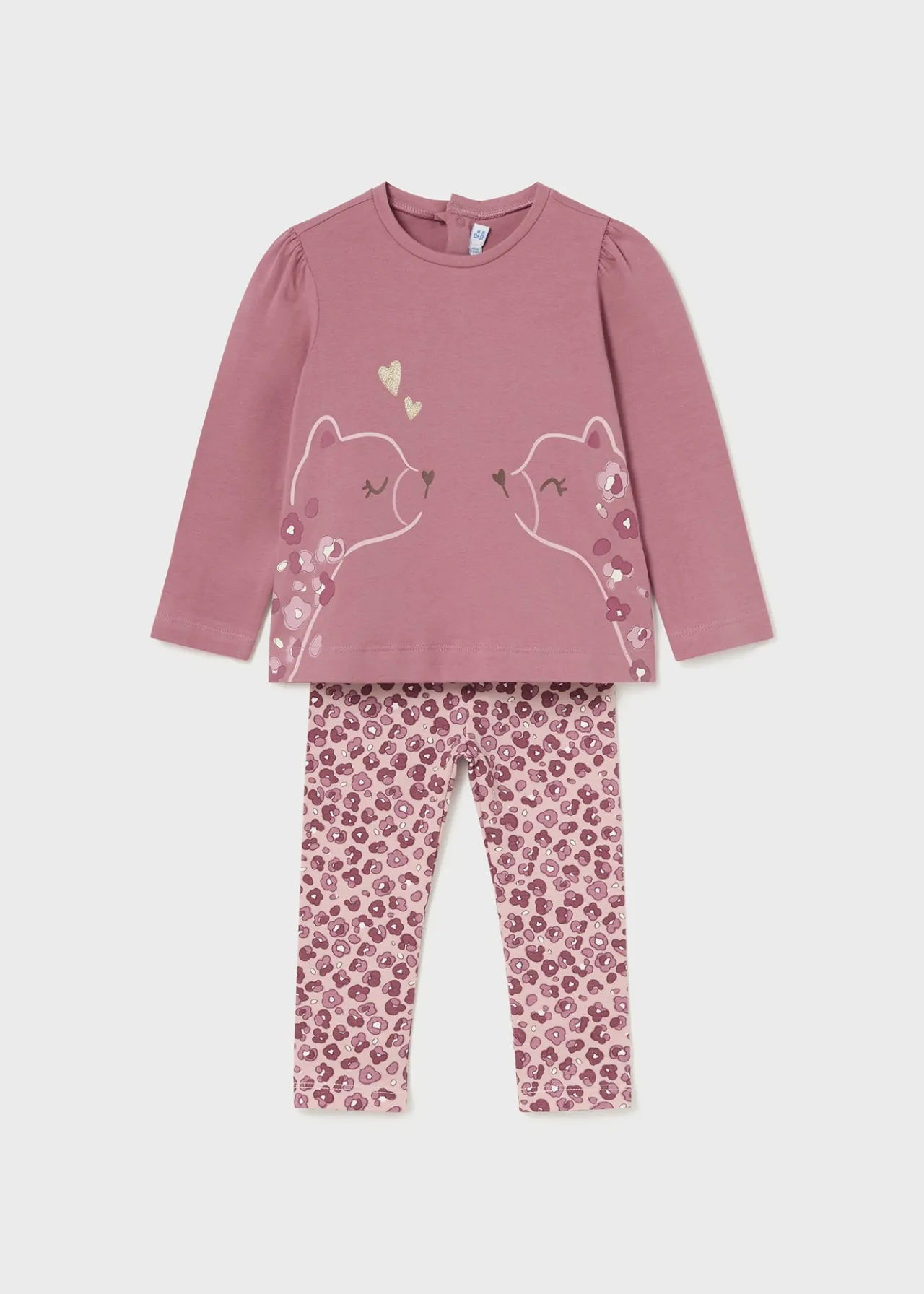 Mayoral Baby Print Leggings and T-Shirt Set