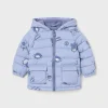 BOY Mayoral Baby Print Padded Jacket