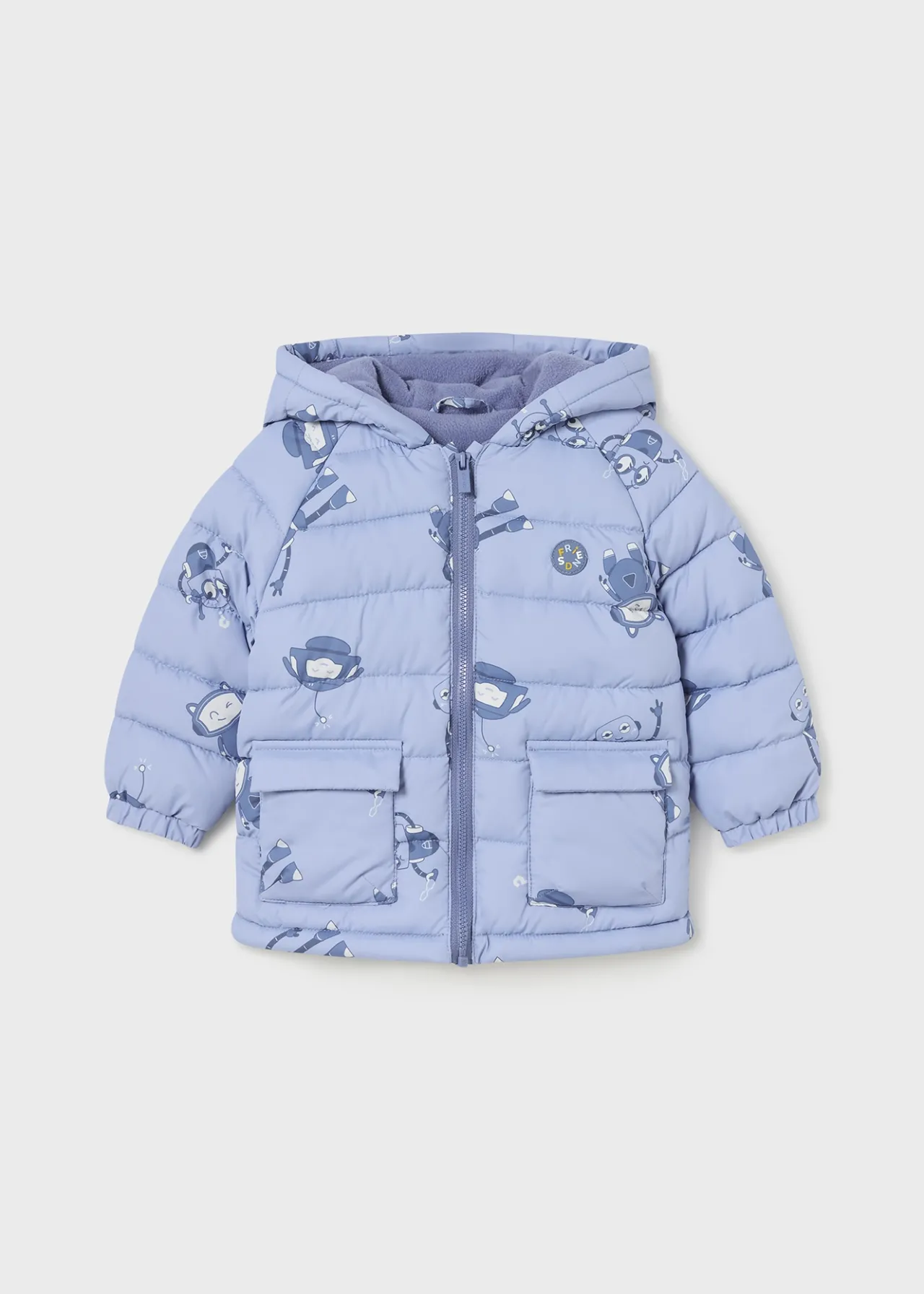 BOY Mayoral Baby Print Padded Jacket