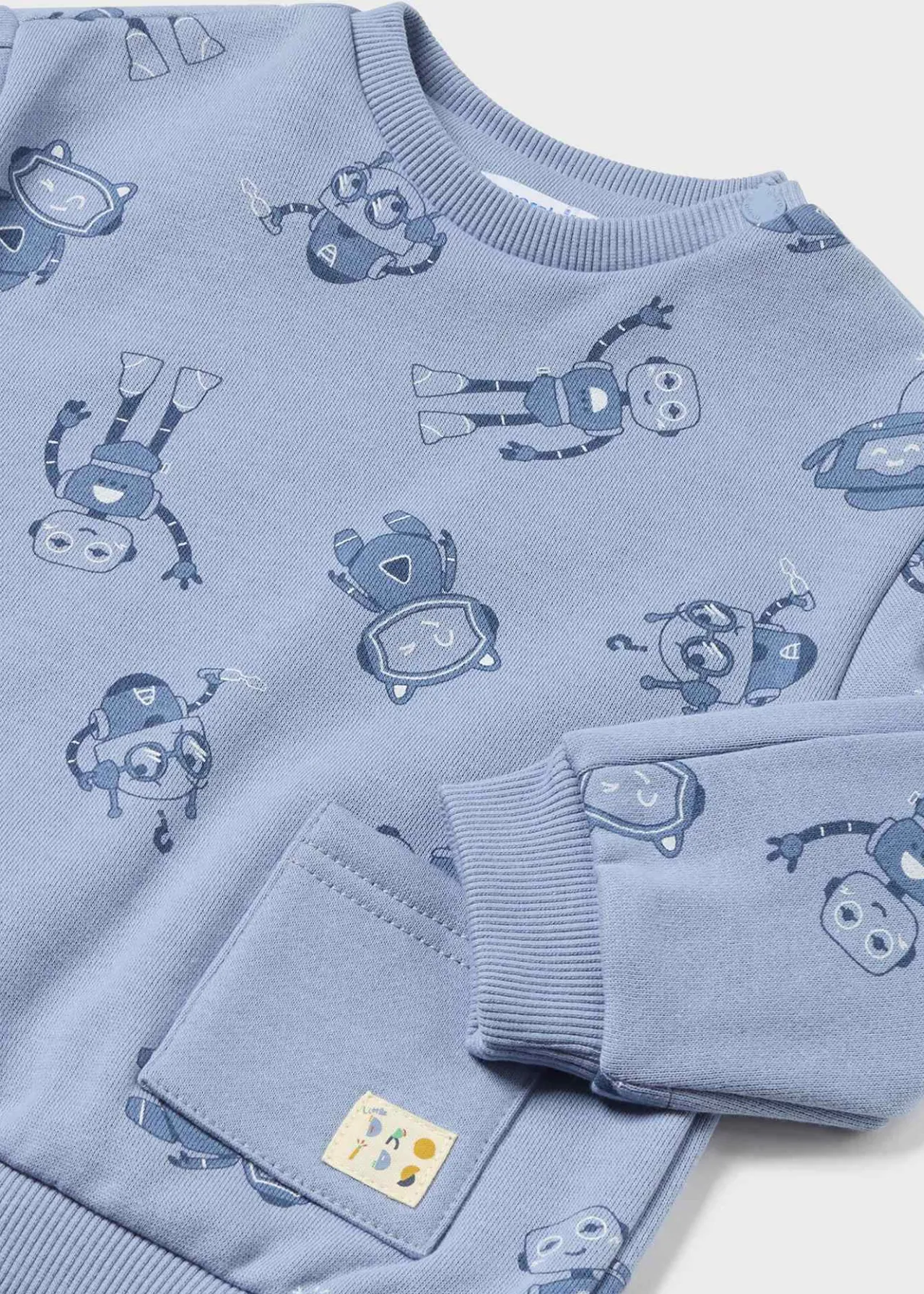 BOY Mayoral Baby Print Sweater