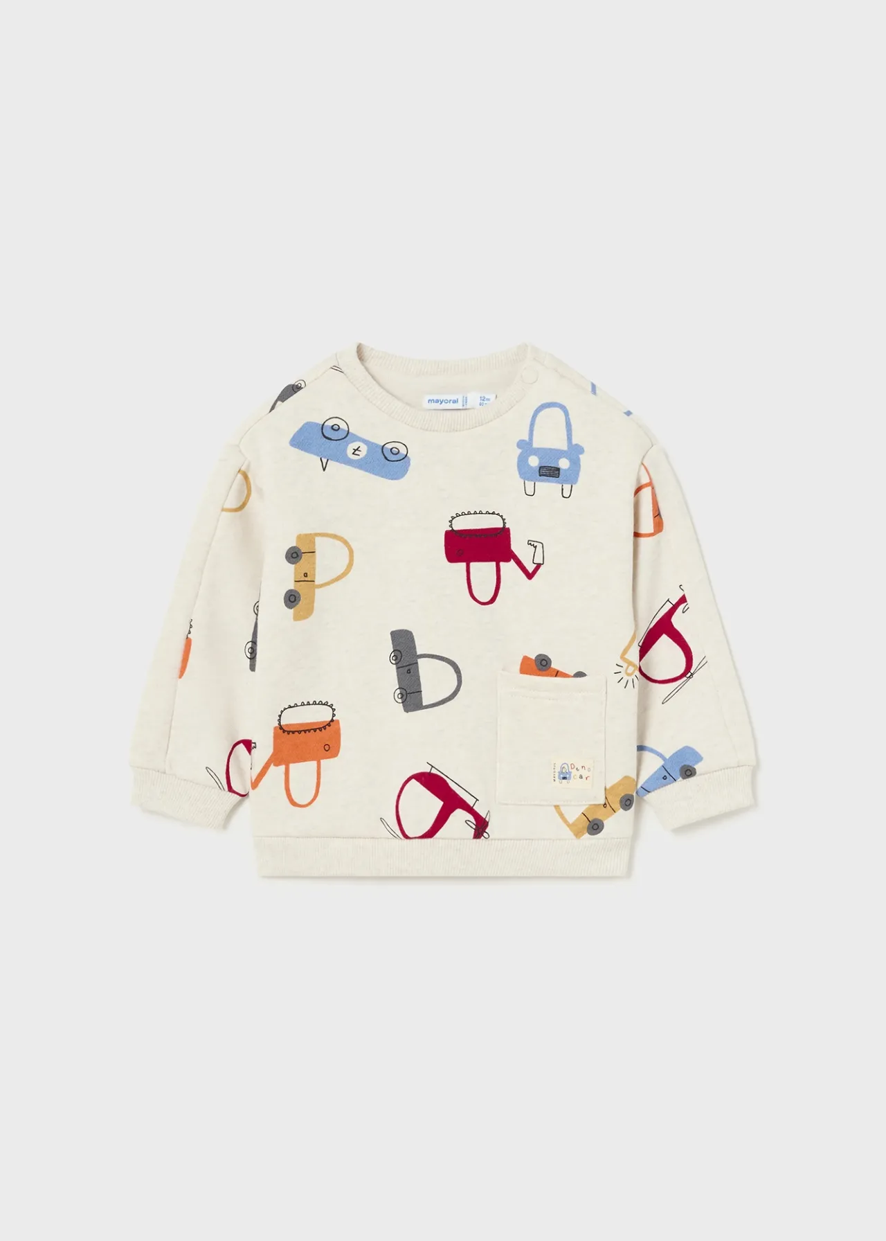 BOY Mayoral Baby Print Sweater