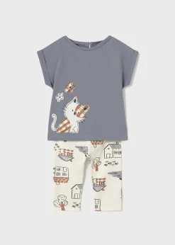 Mayoral Baby Printed Leggings and T-Shirt Set