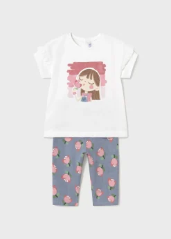 Mayoral Baby Printed Leggings and T-Shirt Set