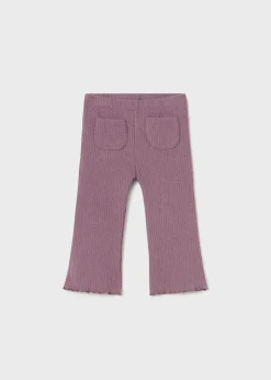 Mayoral Baby Ribbed Flared Leggings