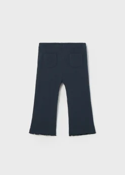 Mayoral Baby Ribbed Flared Leggings