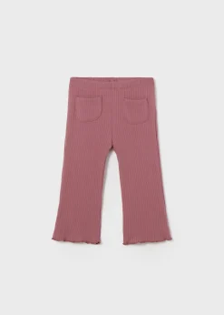 Mayoral Baby Ribbed Flared Leggings