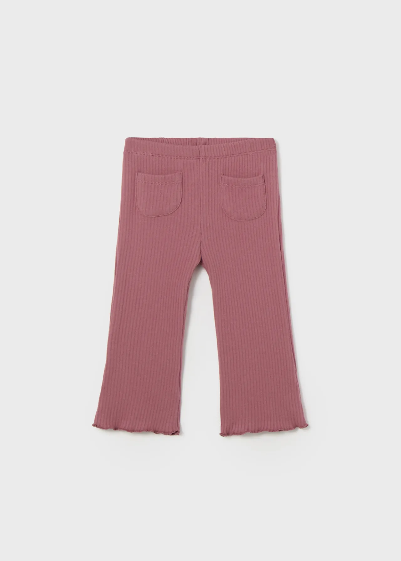Mayoral Baby Ribbed Flared Leggings