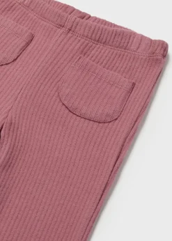 Mayoral Baby Ribbed Flared Leggings