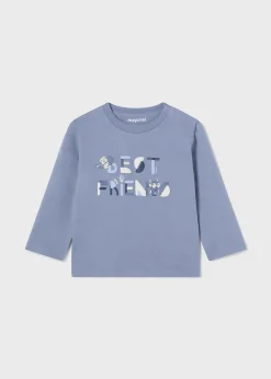BOY Mayoral Baby Robot Letter T-Shirt