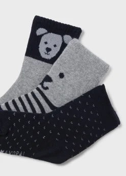 BOY Mayoral Baby Set of 3 Puppy Socks