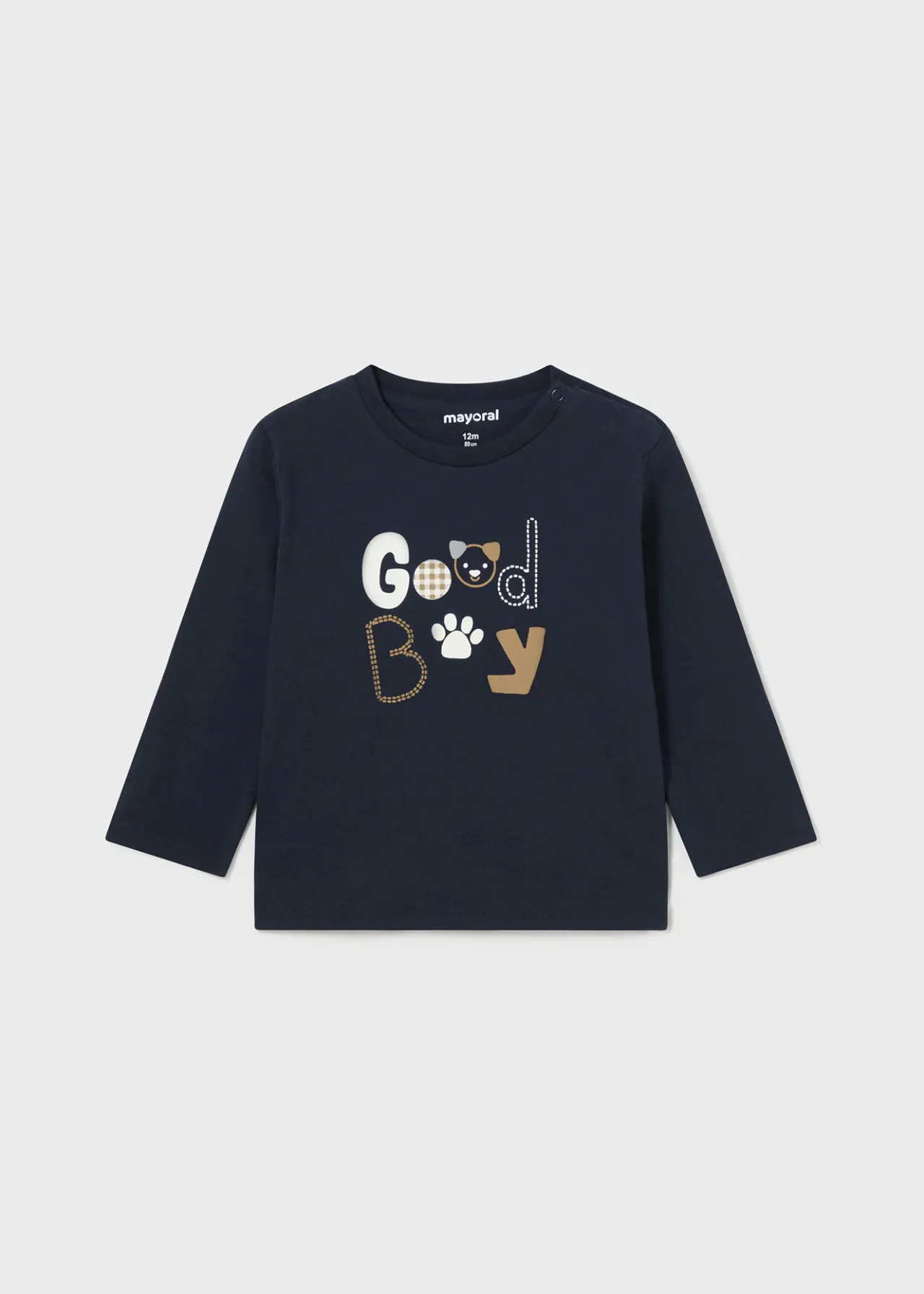 BOY Mayoral Baby Set of 2 Puppy T-Shirts