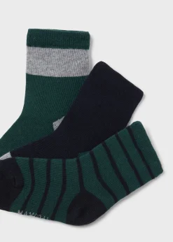 BOY Mayoral Baby Set of 3 Socks