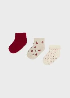 Mayoral Baby Set of 3 Socks