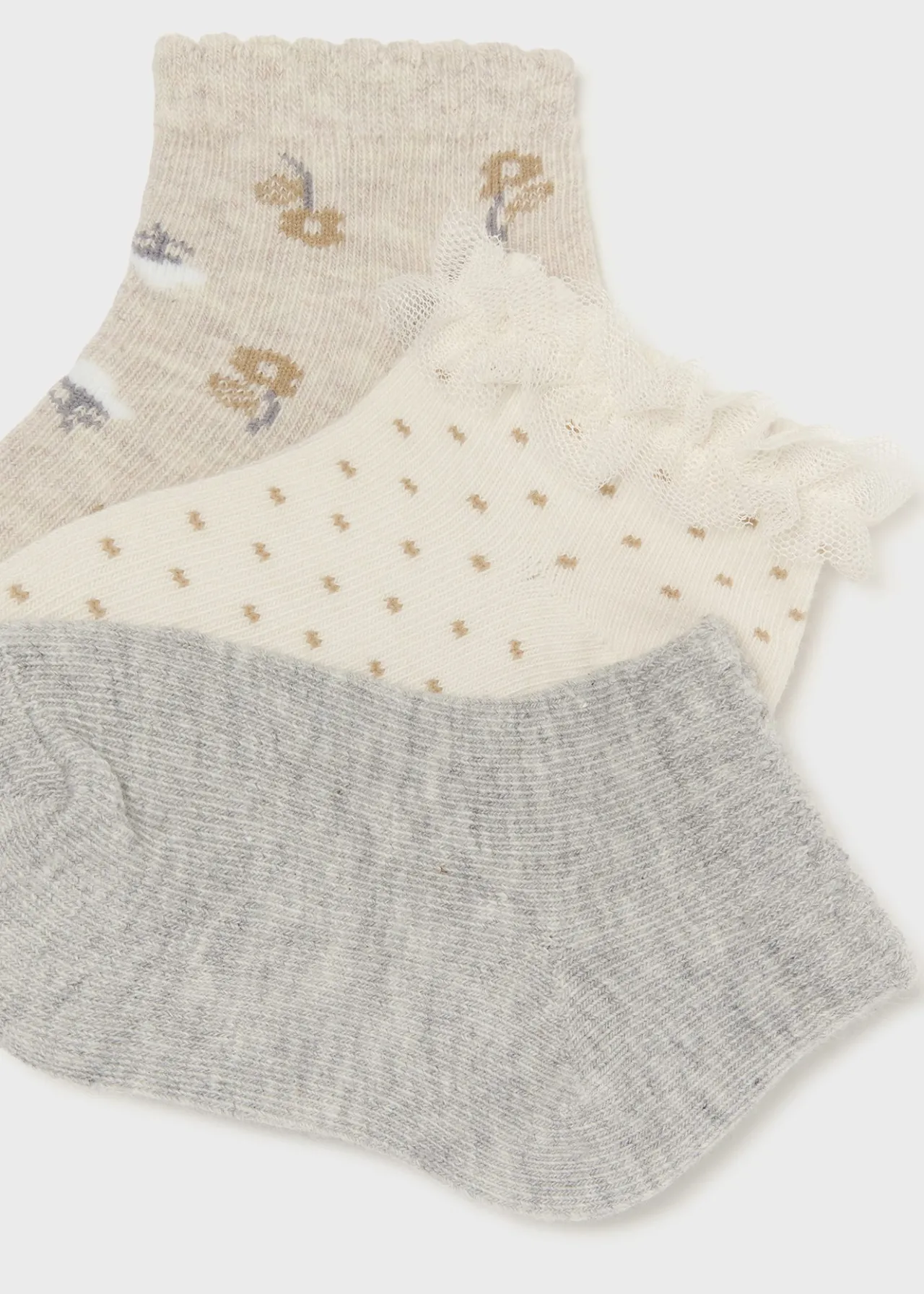 Mayoral Baby Set of 3 Socks