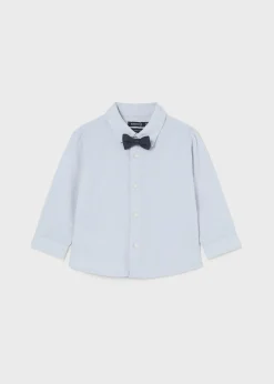 BOY Mayoral Baby Shirt with Bow Tie
