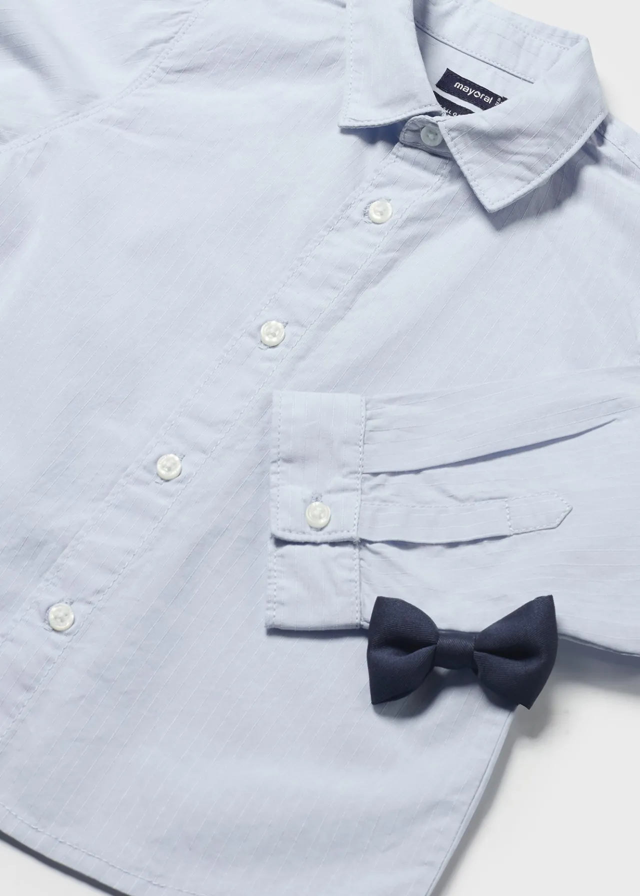 BOY Mayoral Baby Shirt with Bow Tie