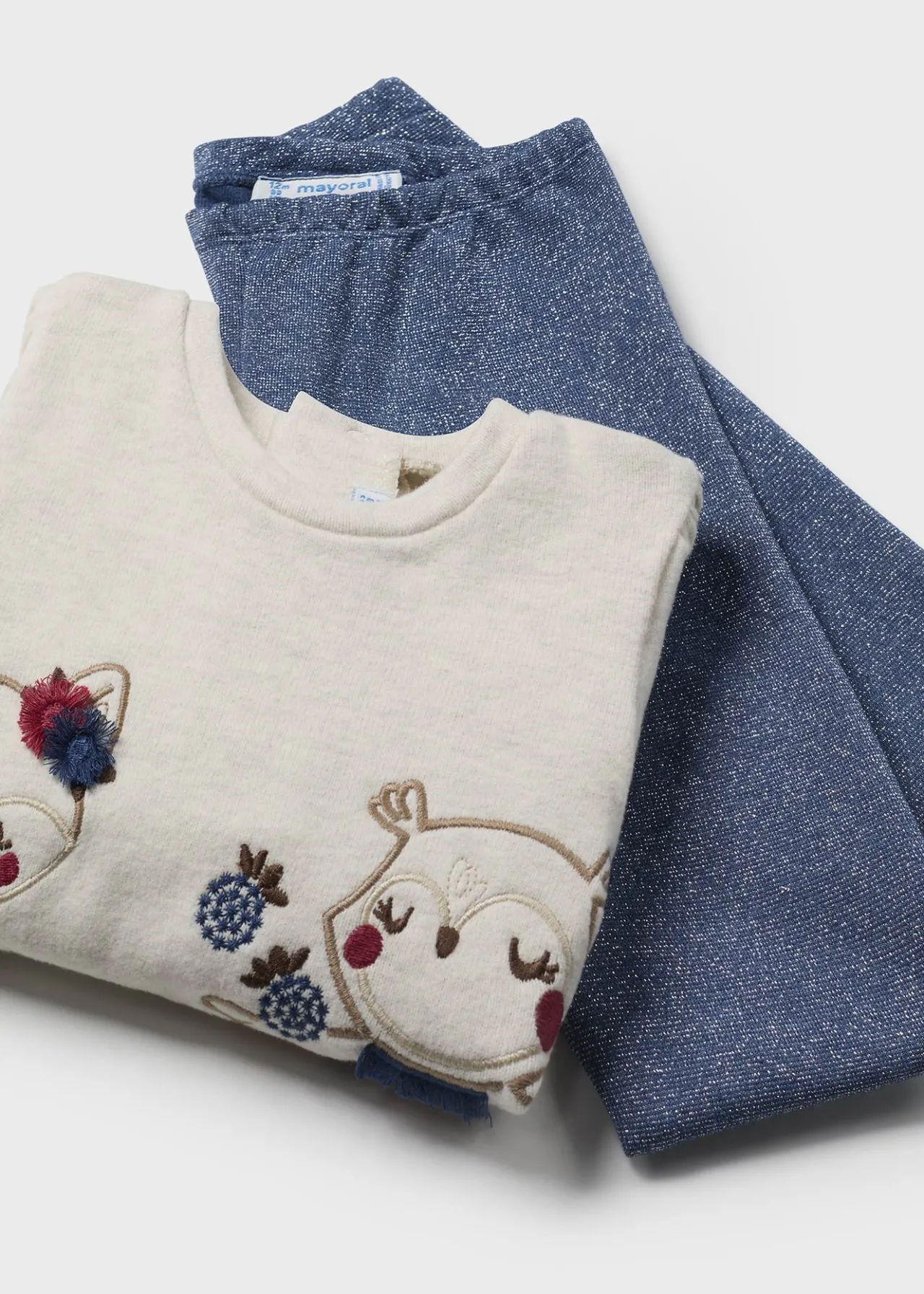 Mayoral Baby Sparkly Leggings and Sweater Set