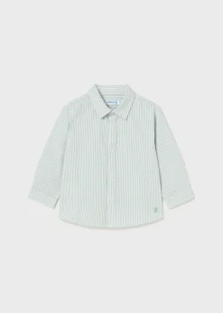 BOY Mayoral Baby Striped Shirt