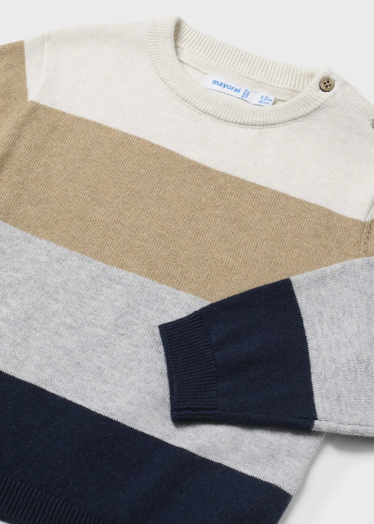 BOY Mayoral Baby Striped Sweater