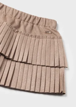 Mayoral Baby Suede Pleated Skirt