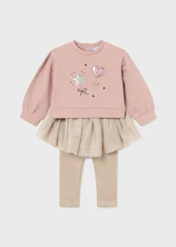 Mayoral Baby Sweater and Tutu Leggings Set