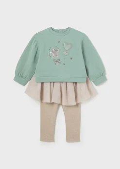 Mayoral Baby Sweater and Tutu Leggings Set