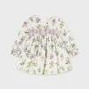 Mayoral Baby Velvet Print Dress