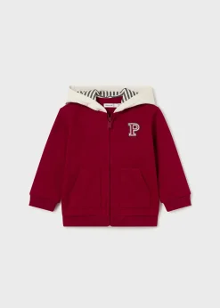 BOY Mayoral Baby Zip Animal Hoodie
