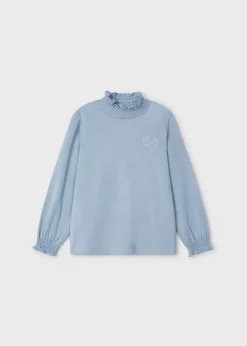 Mayoral Basic mock-neck t-shirt girls