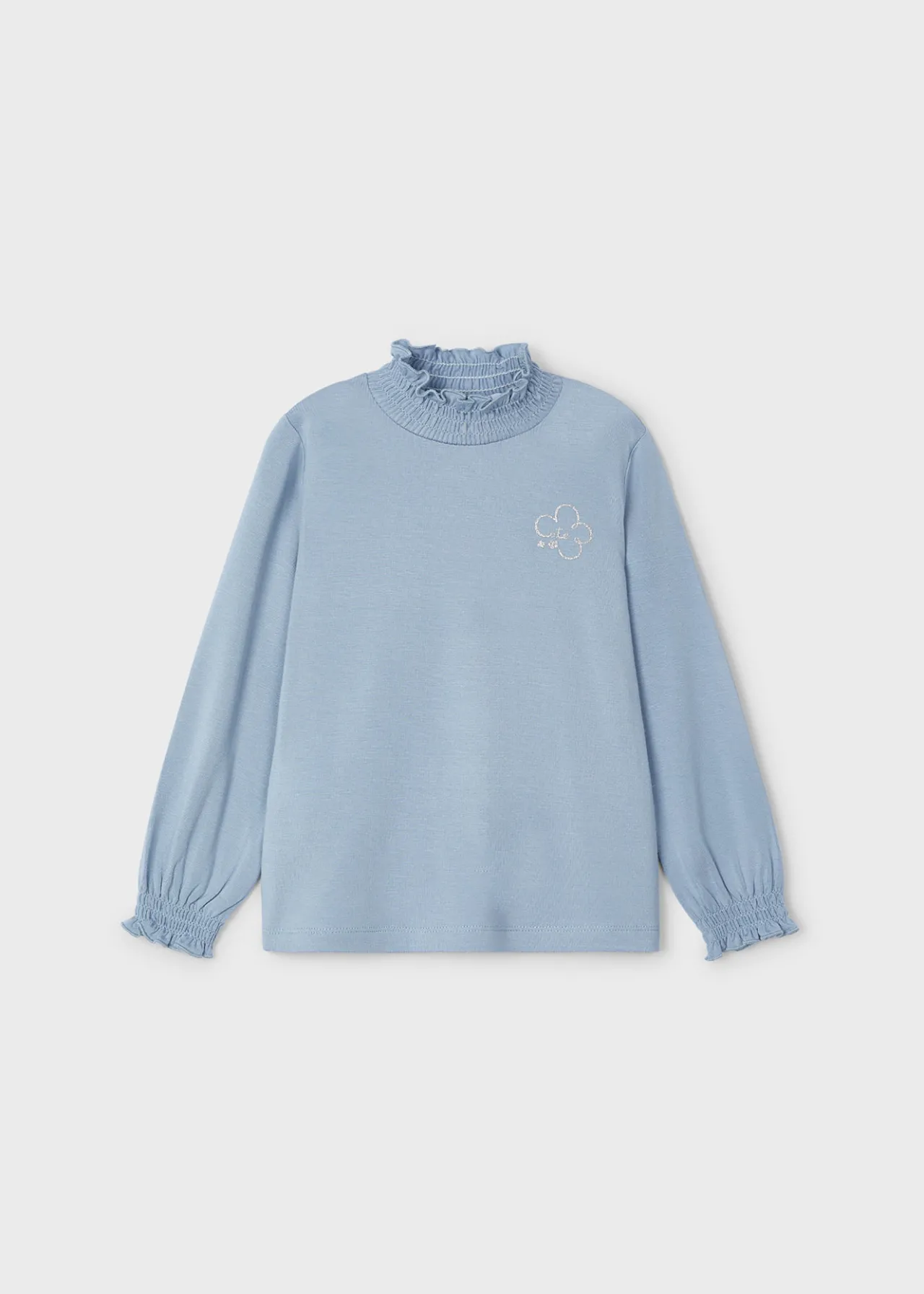 Mayoral Basic mock-neck t-shirt girls